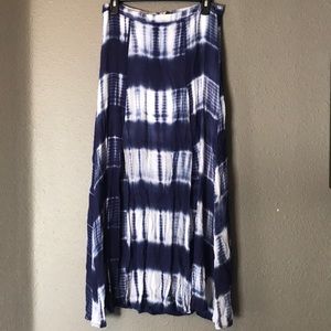 OneTheLand Women’s Size Large Tie-Dye Maxi Skirt